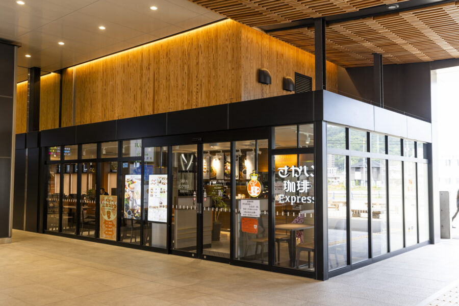 【愛媛県松山市】駅構内新規オープンカフェ　店舗撮影